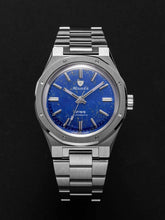 Load image into Gallery viewer, Nivada Grenchen F77 Stainless Steel Lapis Lazuli