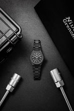 Load image into Gallery viewer, Nivada Grenchen F77 BLACK CERAMIC MÉTÉORITE LIMITED EDITION