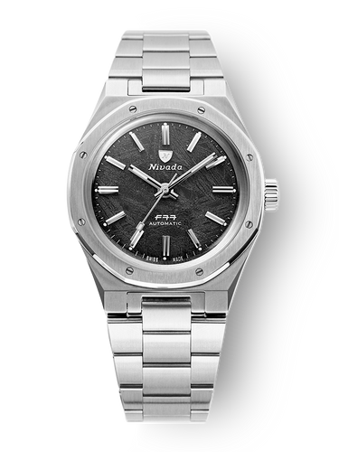 Nivada Grenchen F77 Stainless Steel METEORITE LIMITED EDITION