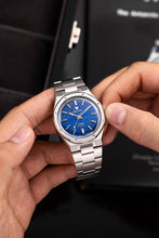 Load image into Gallery viewer, Nivada Grenchen F77 Stainless Steel Lapis Lazuli