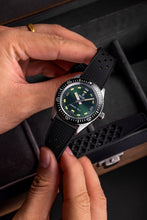 Load image into Gallery viewer, Nivada Antarctic Diver Green No Date Limited Edition 150 pieces with Black Leather Strap