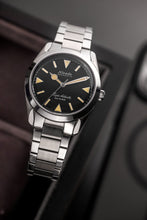 Load image into Gallery viewer, Nivada Grenchen Super Antarctic - Yellow on Brown Leather White Stitches
