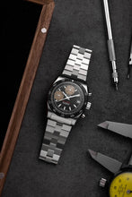 Load image into Gallery viewer, Pre-Order Nivada Grenchen Chronosport White on Bracelet -Swiss Order