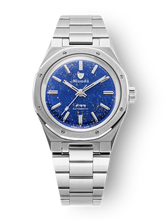 Load image into Gallery viewer, Nivada Grenchen F77 Stainless Steel Lapis Lazuli