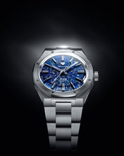 Load image into Gallery viewer, Nivada Grenchen F77 Stainless Steel Lapis Lazuli