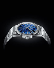 Load image into Gallery viewer, Nivada Grenchen F77 Stainless Steel Lapis Lazuli