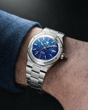 Load image into Gallery viewer, Nivada Grenchen F77 Stainless Steel Lapis Lazuli