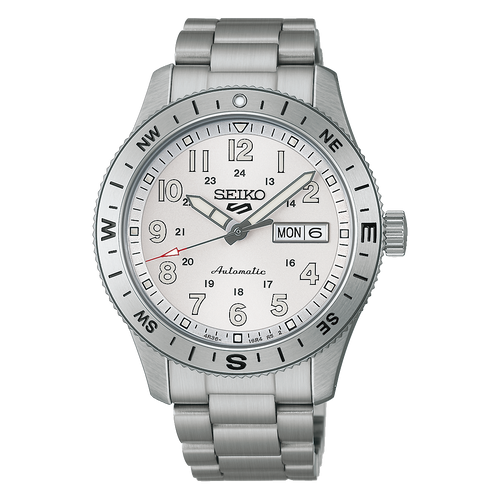 Seiko 5 Sports Field Sport Automatic White Dial on Bracelet -HDB007
