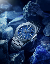 Load image into Gallery viewer, Nivada Grenchen F77 Stainless Steel Lapis Lazuli