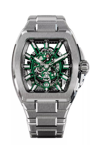 Cvstos Metropolitan PS Titanium/ SQLT Green Limited Edition 200 pieces