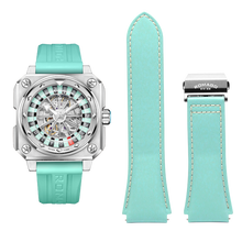 Load image into Gallery viewer, ROULETTE MASTER II SKELETON AUTOMATIC ROBIN EGG BLUE