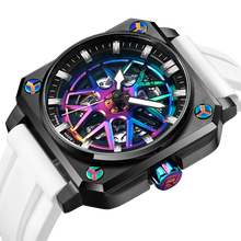 Load image into Gallery viewer, DOUBLE RACER SKELETON AUTOMATIC -RAINBOW