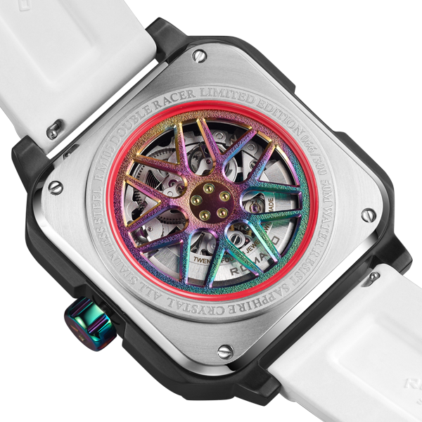 DOUBLE RACER SKELETON AUTOMATIC -RAINBOW