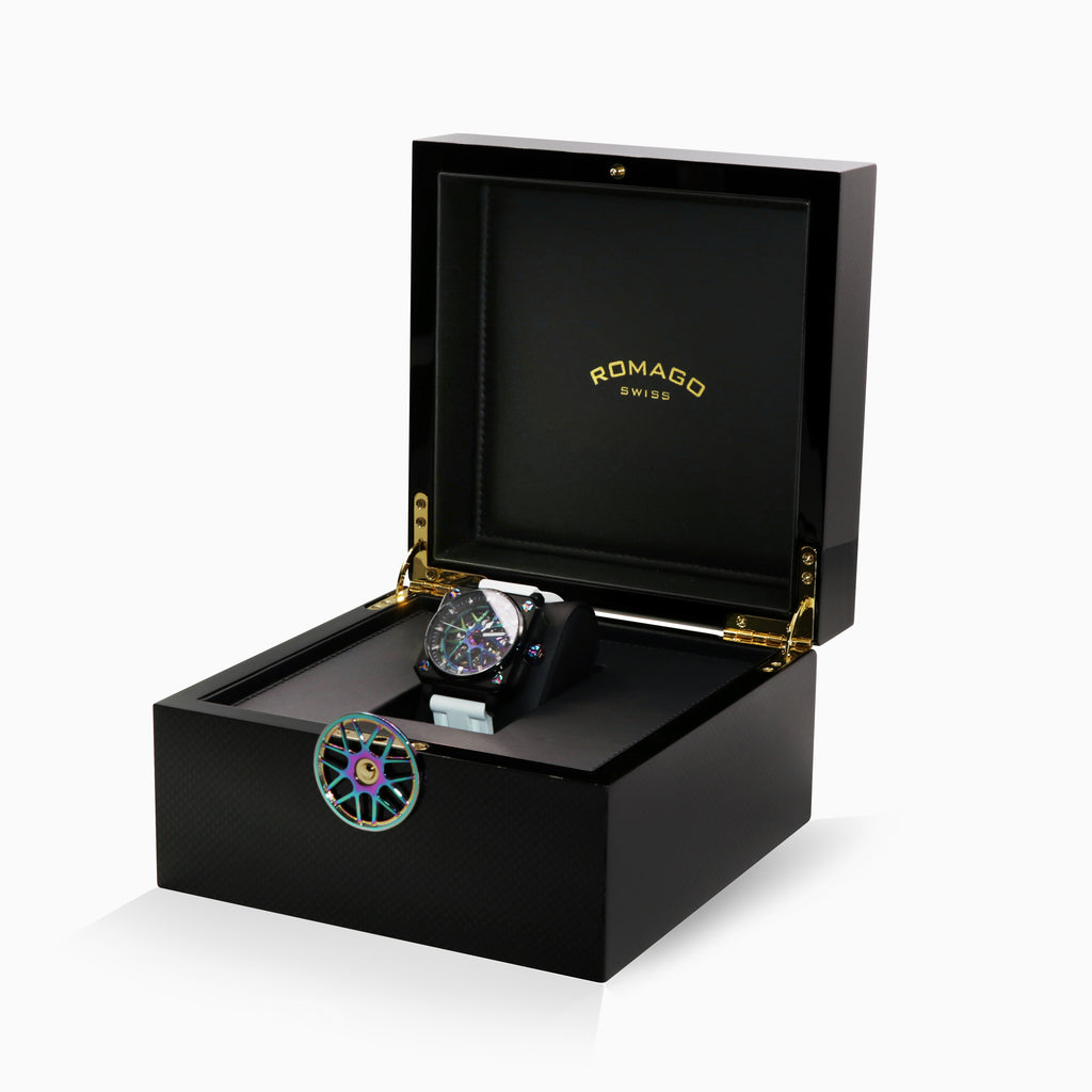 DOUBLE RACER SKELETON AUTOMATIC -RAINBOW