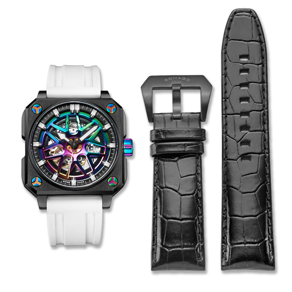 DOUBLE RACER SKELETON AUTOMATIC -RAINBOW