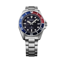 Load image into Gallery viewer, Seiko Prospex Solar Divers Watch SNE595P Blue/ Red Bezel