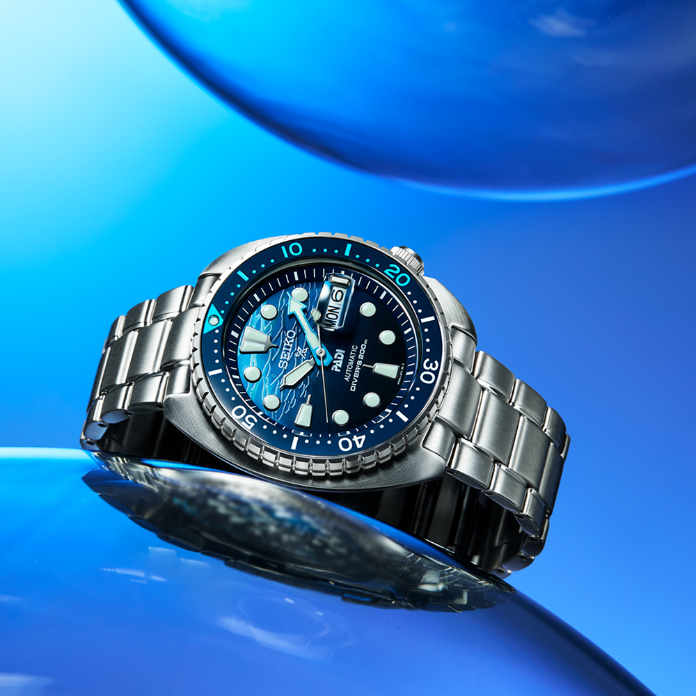 SEIKO Prospex Sea Automatic Save Divers Watch SRPK01K PADI Special Edition