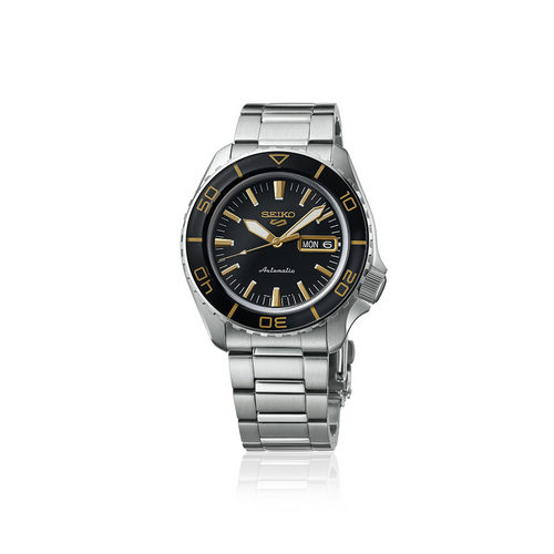 Seiko 5 Automatic SKX Series SRPK99K1 Black & Gold Marker