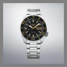 Load image into Gallery viewer, Seiko 5 Automatic SKX Series SRPK99K1 Black &amp; Gold Marker