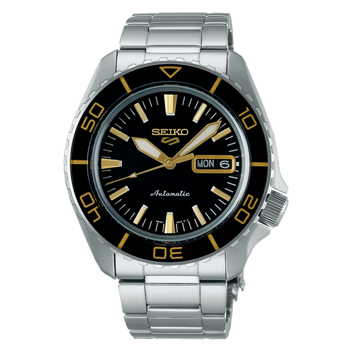 Seiko 5 Automatic SKX Series SRPK99K1 Black & Gold Marker