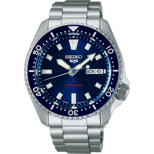 Seiko 5 Automatic 5 SKX Series SRPL83K Blue on Bracelet