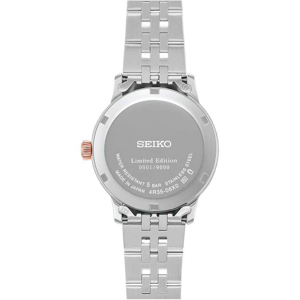 SEIKO Presage Cocktail Time Automatic Pink Dial Watch Limited Edition SRPM06J