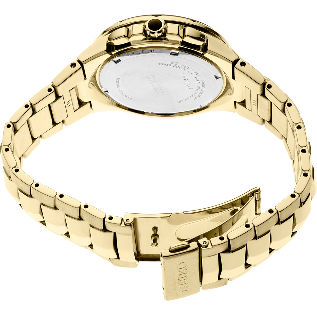 Seiko Coutura Chronograph Perpetual Solar SSC700P-9 PVD Gold