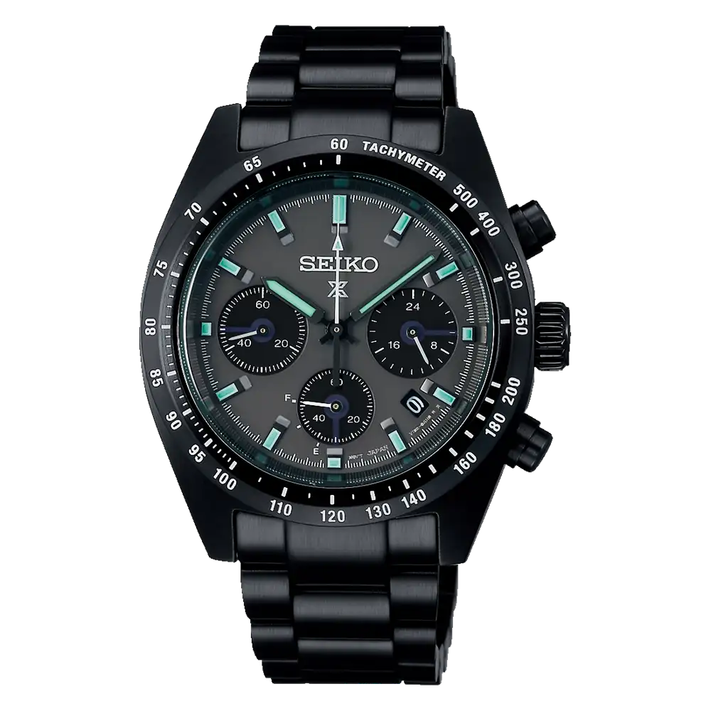 Seiko Prospex Solar Chronograph SSC917P Black Dial