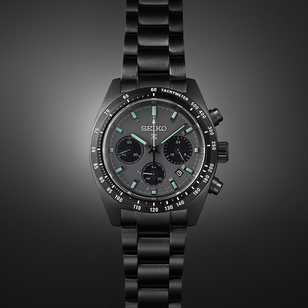 Seiko Prospex Solar Chronograph SSC917P Black Dial