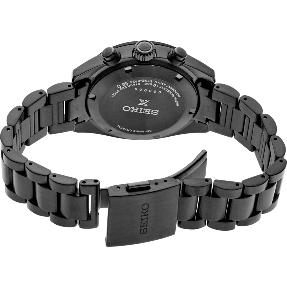 Seiko Prospex Solar Chronograph SSC917P Black Dial