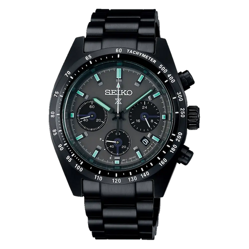 Seiko Prospex Solar Chronograph SSC917P Black Dial