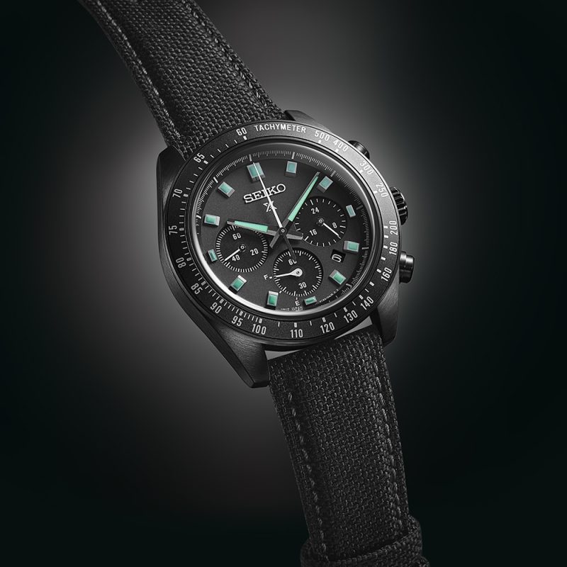 Seiko Prospex Solar Chronograph SSC923P Speedtimer Black PVD