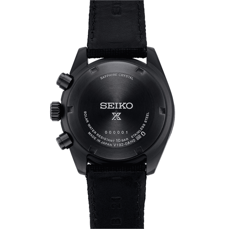 Seiko Prospex Solar Chronograph SSC923P Speedtimer Black PVD