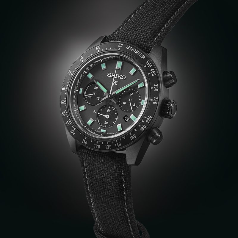 Seiko Prospex Solar Chronograph SSC923P Speedtimer Black PVD