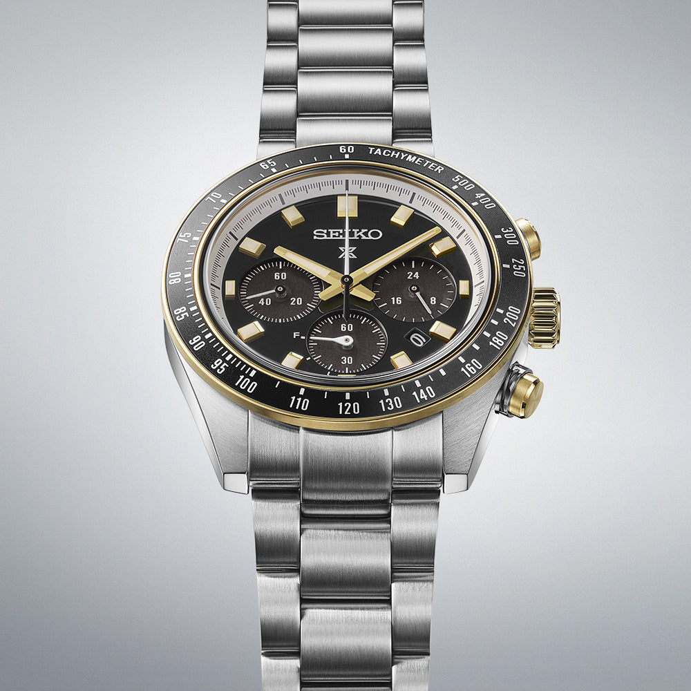 Seiko Prospex Speedtimer Solar Chronograph 2 tones SSC941P
