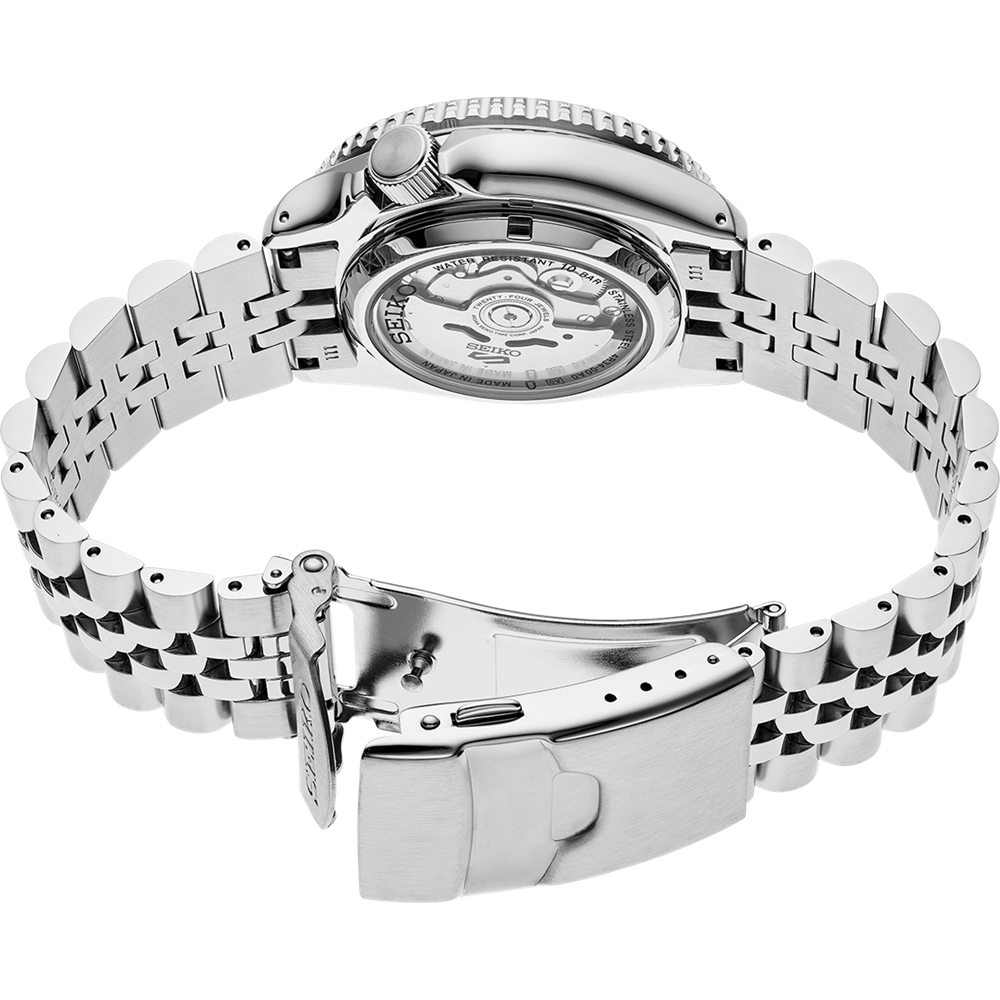 Seiko 5 Automatic G.M.T Watch SSK019J-8 Grey Dial