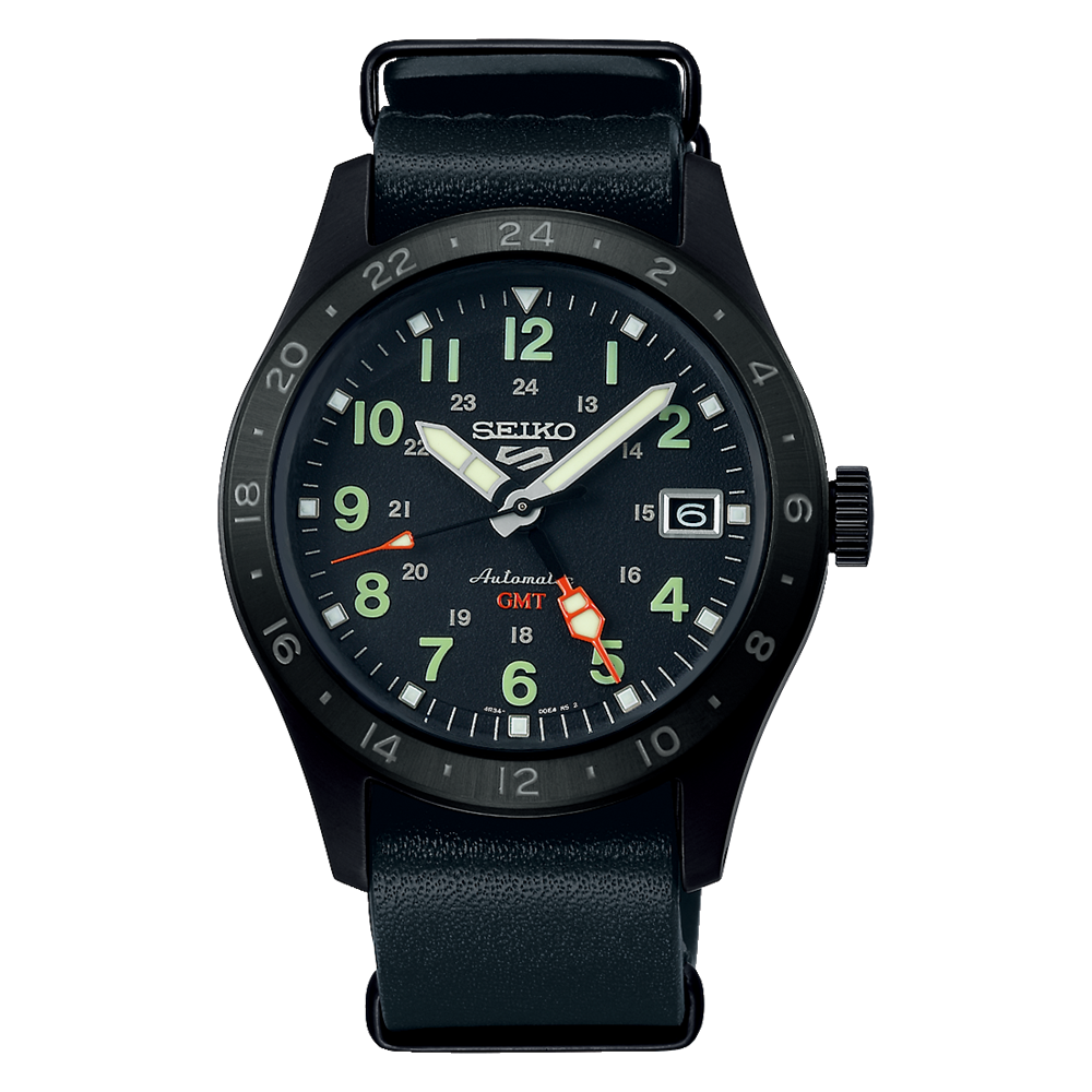 Seiko 5 Automatic Field Sport GMT Watch SSK025K