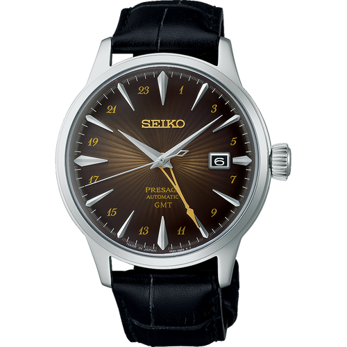 Seiko SSK039J Presage Cocktail Time Brown GMT