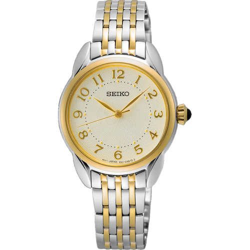 Seiko Conceptual 2 Tones Off-White Ladies Quartz -SUR562P