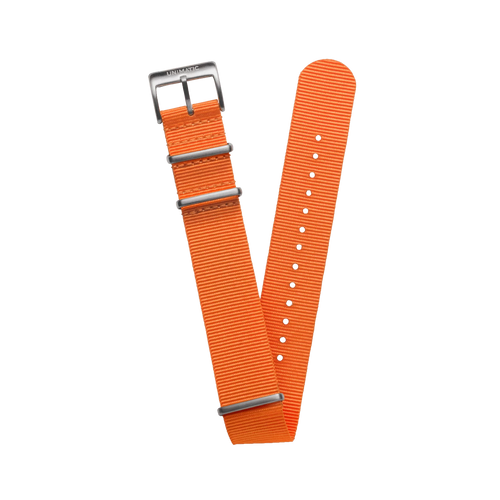 NYLON NATO STEEL STRAP INTERNATIONAL ORANGE