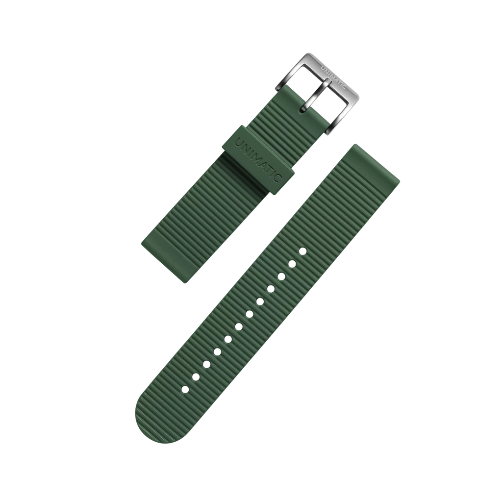 TPU 2PCS STEEL STRAP  FOREST GREEN