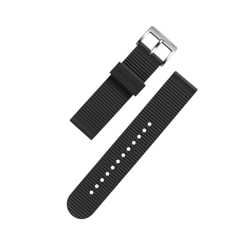 TPU 2PCS STEEL STRAP BLACK