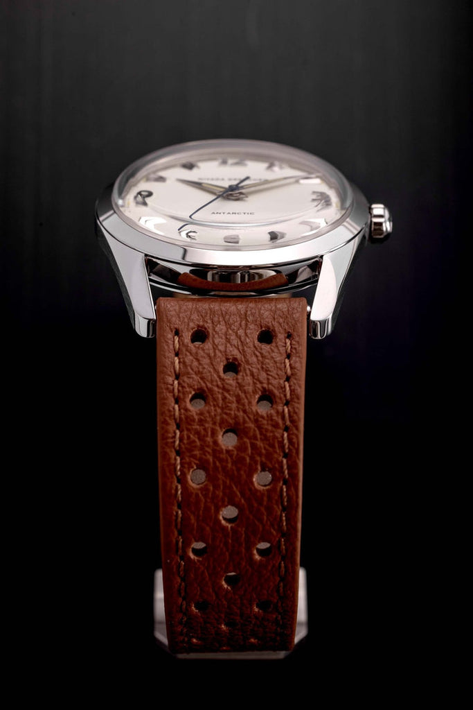 Nivada Grenchen Antarctic EGGSHELL BEIGE LUMINOVA ON BEAD OF RICE BRACELET - 38mm