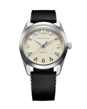 Load image into Gallery viewer, Nivada Grenchen Antarctic EGGSHELL BEIGE LUMINOVA ON BEAD OF RICE BRACELET - 38mm