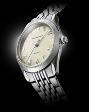 Load image into Gallery viewer, Nivada Grenchen Antarctic EGGSHELL BEIGE LUMINOVA ON BEAD OF RICE BRACELET - 38mm