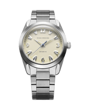 Load image into Gallery viewer, Nivada Grenchen Antarctic EGGSHELL BEIGE LUMINOVA ON BEAD OF RICE BRACELET - 38mm