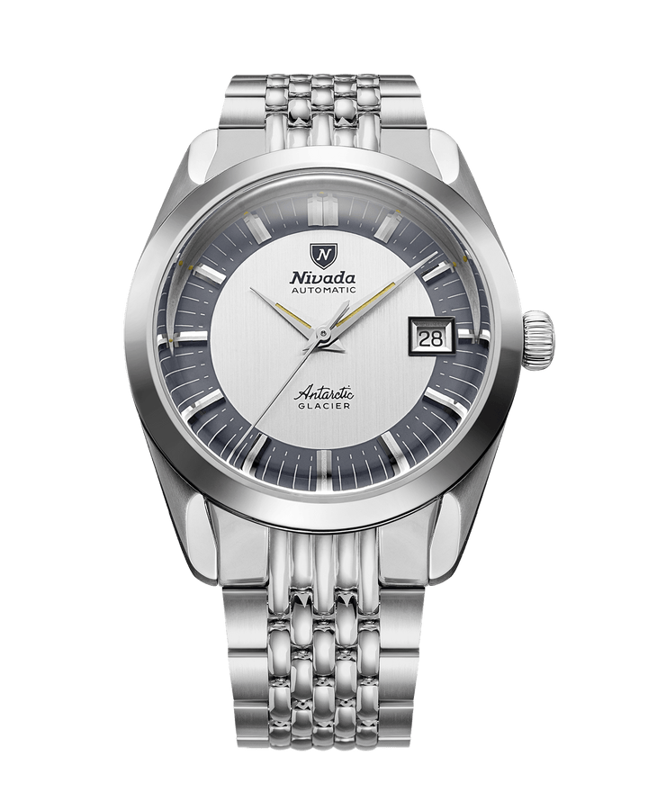 Nivada Grenchen Antarctic Glacier ON BEAD OF RICE BRACELET - 38mm