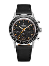 Load image into Gallery viewer, Nivada Grenchen CHRONOKING MECAQUARTZ - INTER.BEZEL Tachymeter on Black Leather