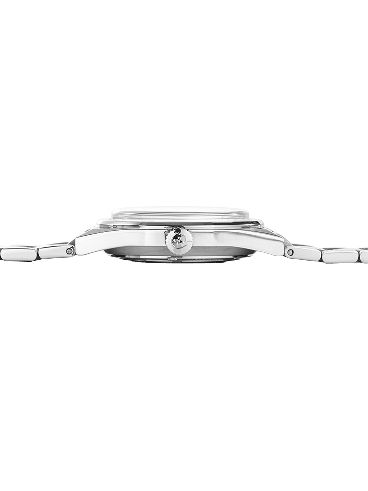 Nivada Grenchen F77 Blue No Date on Bracelet