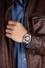 Load image into Gallery viewer, Nivada Grenchen F77 Brown Smoked No Date on Bracelet